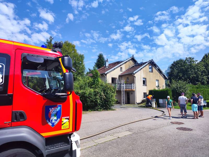 photos sapeurs-pompiers des Vosges