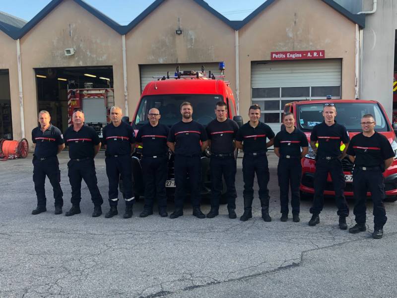 photo sapeurs-pompiers des Vosges