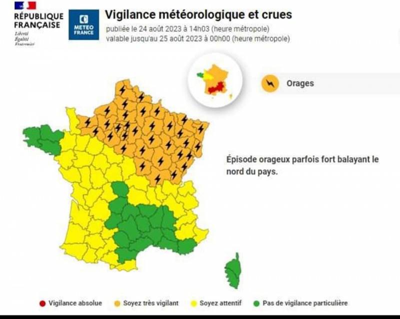 carte Météo France