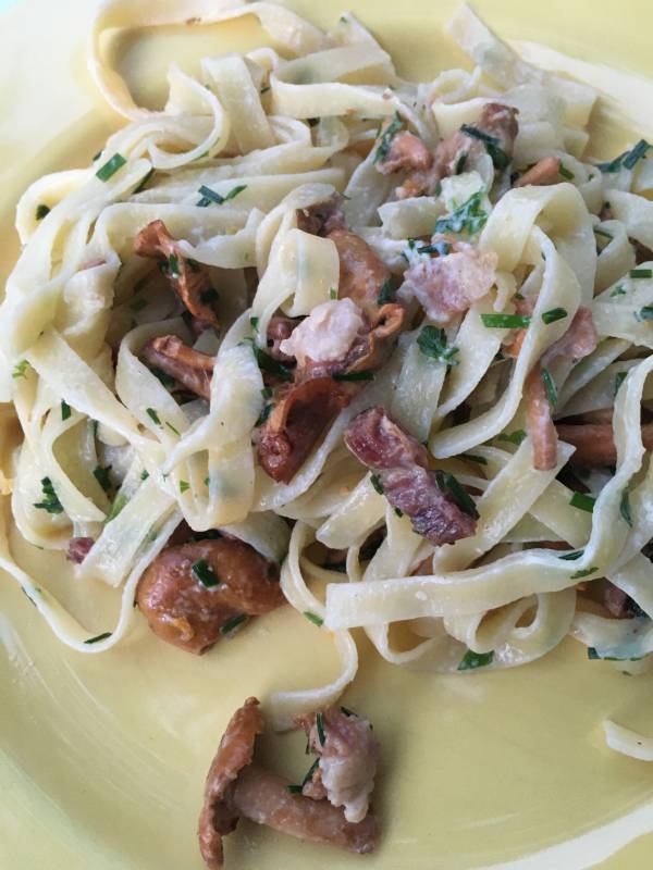 Tagliatelles aux girolles