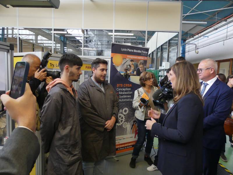 La ministre de l-Enseignement et de la Formation professionnels Carole Grandjean-Epinal-Vosges (22)