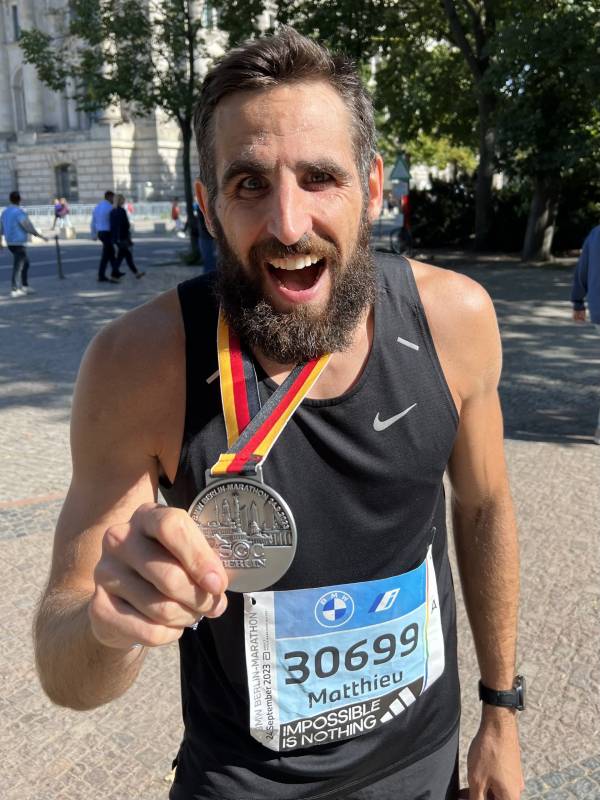 Matthieu PÉCHÉ au Marathon de Berlin