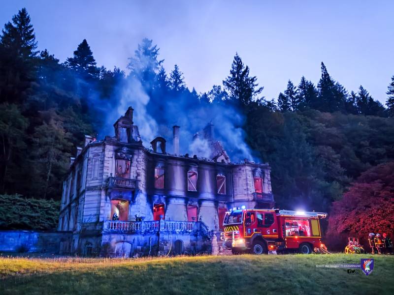 photos sapeurs-pompiers des vosges