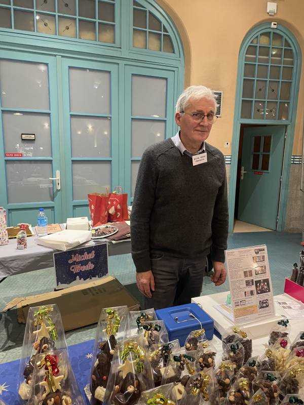 Michel Tirode et ses chocolats