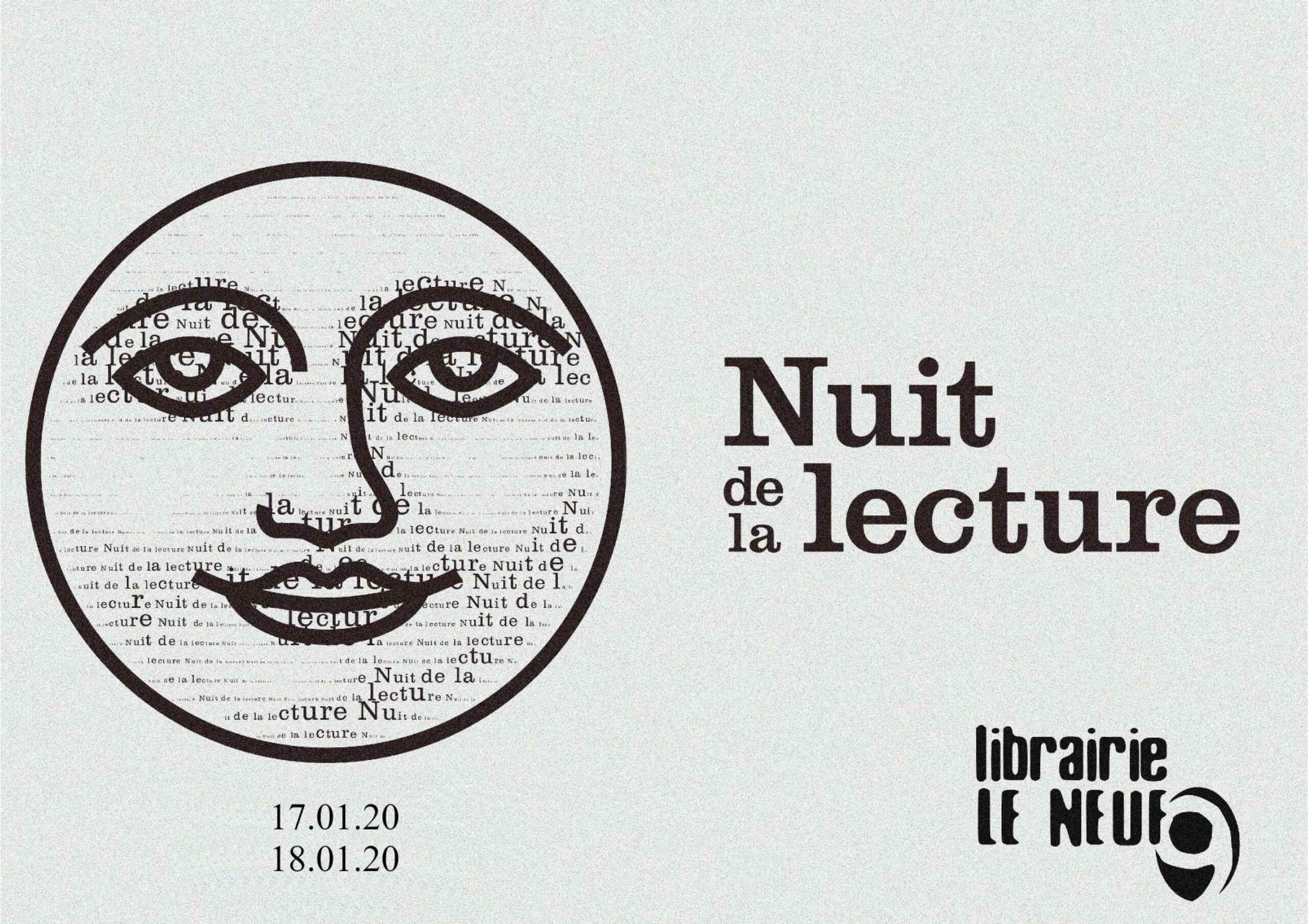 Le programme de la Nuit de la Lecture à la Librairie Le Neuf - Saint ...