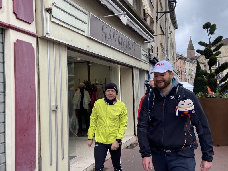 Valentin de retour dans les Vosges après son tour de France à pied