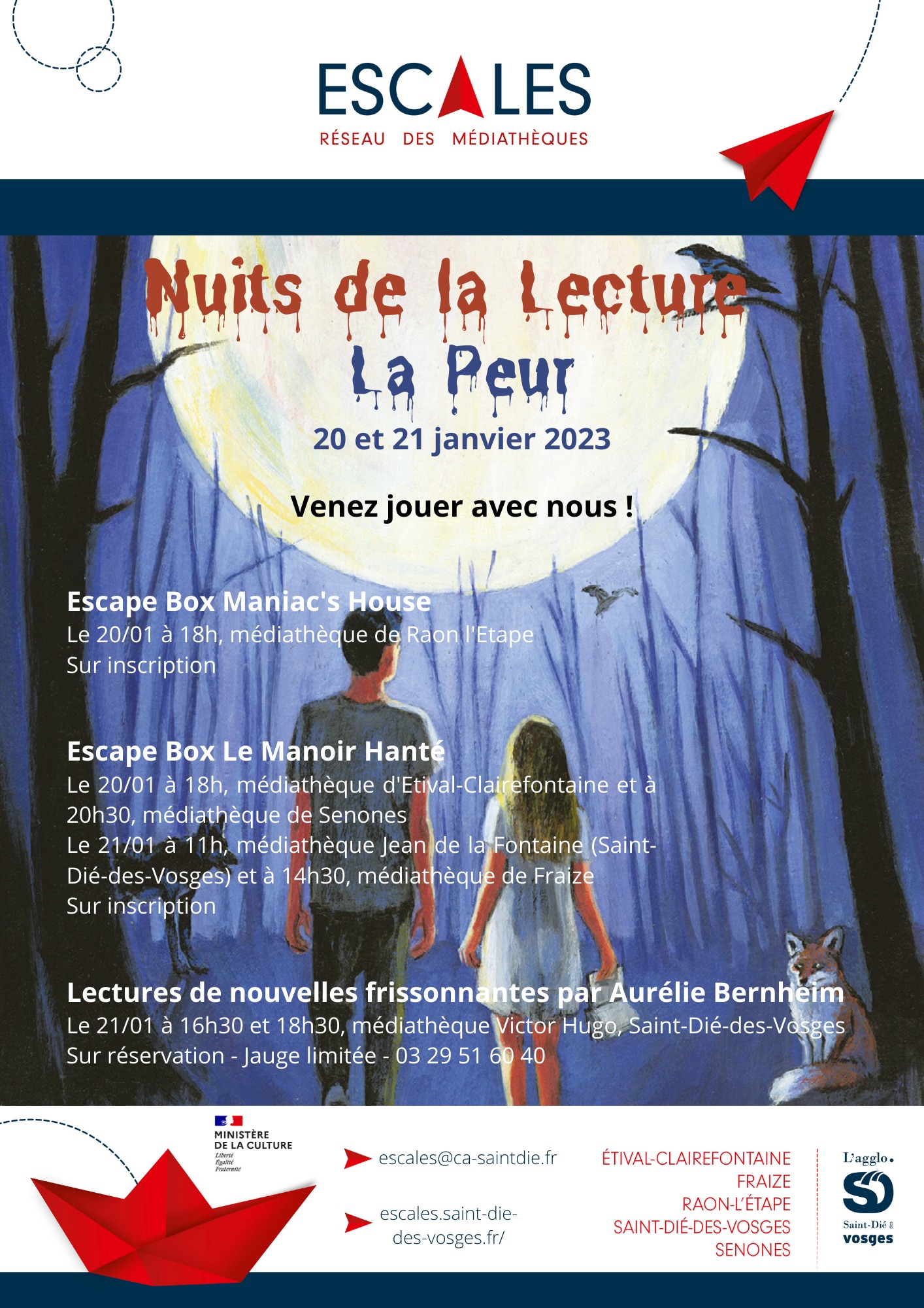 Nuits de la Lecture en Déodatie : demandez le programme ! - Saint Die Info
