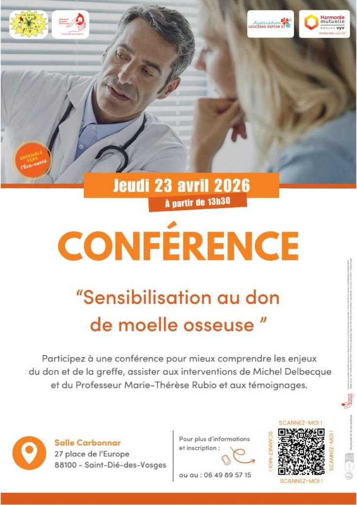 Un après-midi pour mieux comprendre le don de moelle osseuse à Saint-Dié-des-Vosges