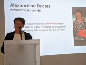 Alexandrine Ducret, présidente du festival.