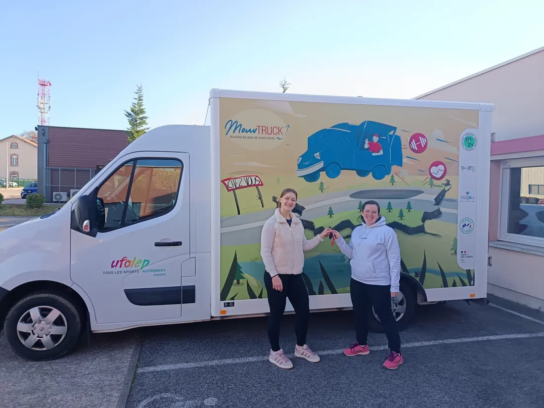 Le Mouv’Truck fait étape à La Vôge-les-Bains pour remettre le sport au cœur du quotidien