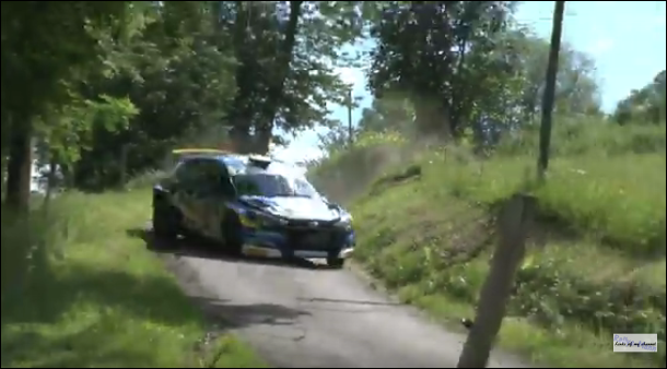 Rallye Vosges Grand Est - l'incroyable sortie de route de Quentin ...
