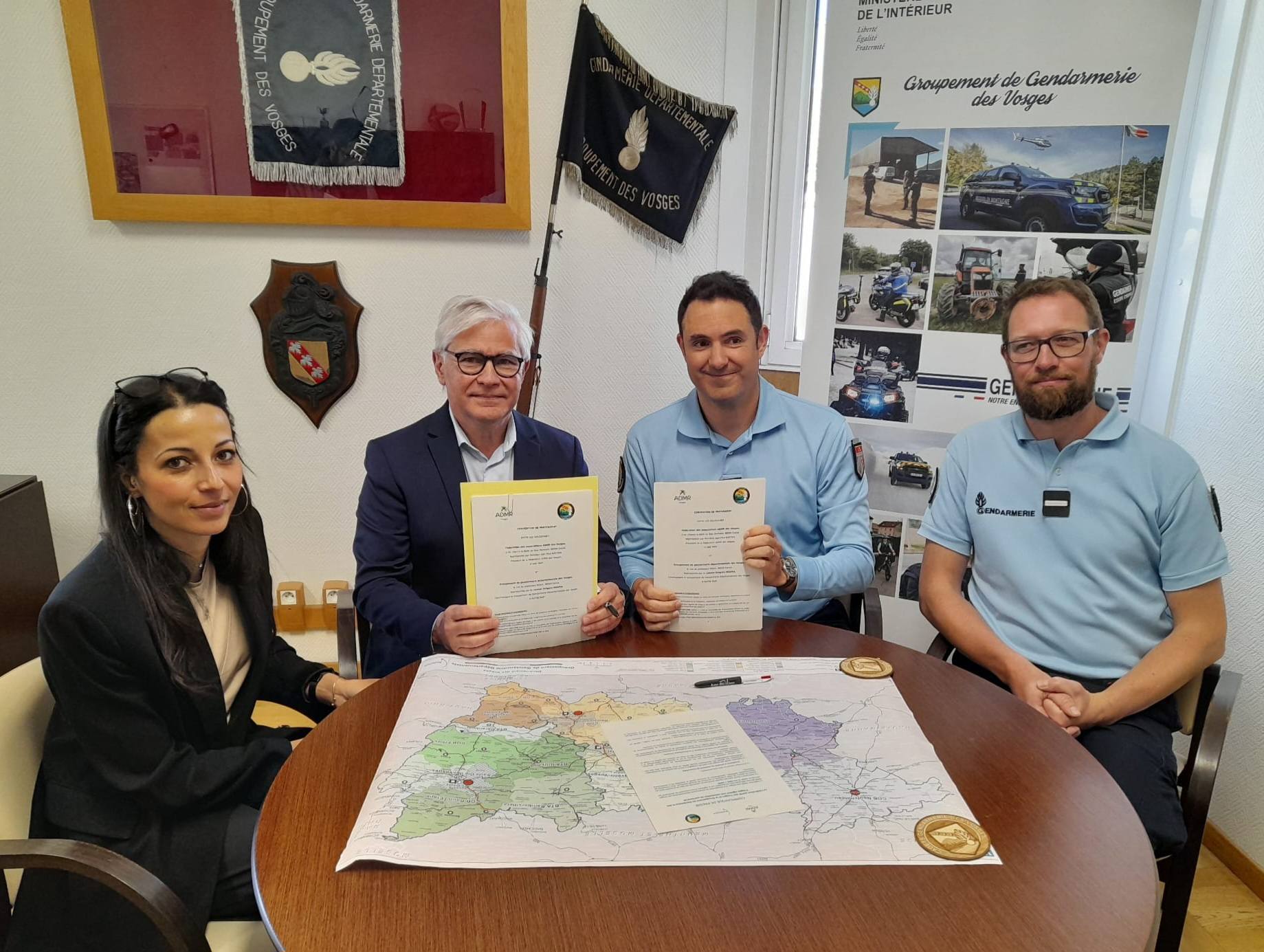 Vosges : l’ADMR et la Gendarmerie unissent leurs forces pour protéger les personnes vulnérables
